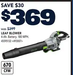 RONA LEAF BLOWER offer