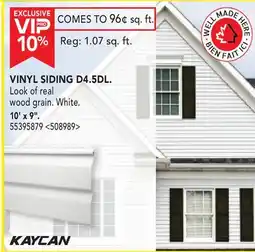 RONA VINYL SIDING D4. 5DL offer