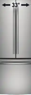 RONA GE 24.8 CU. FT. REFRIGERATOR offer