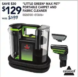 RONA LITTLE GREEN MAX PET PORTABLE CARPET AND FABRIC CLEANER offer