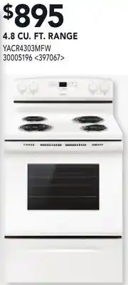 RONA 4.8 CU. FT. RANGE offer