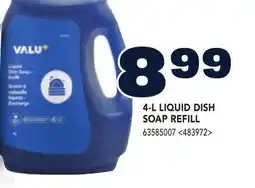 RONA 4-L LIQUID DISH SOAP REFILL offer