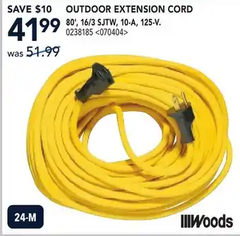 RONA Outdoor Extension Cord offer