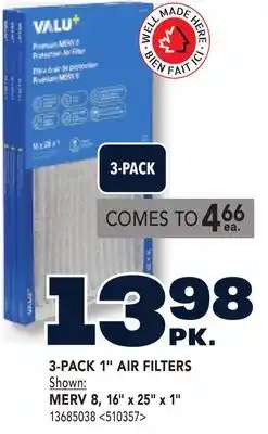 RONA VALU+ 3-PACK 1 AIR FILTERS offer