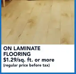 RONA LAMINATE FLOORING offer