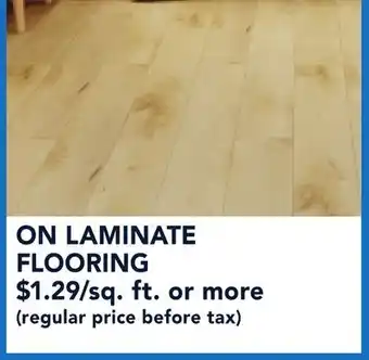 RONA LAMINATE FLOORING offer