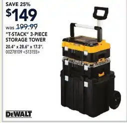 RONA T-STACK 3-PIECE STORAGE TOWER 20.4 x 28.6 x 17.3 offer