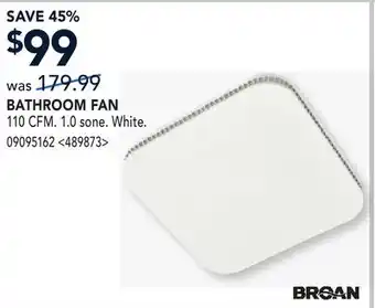 RONA BROAN BATHROOM FAN offer