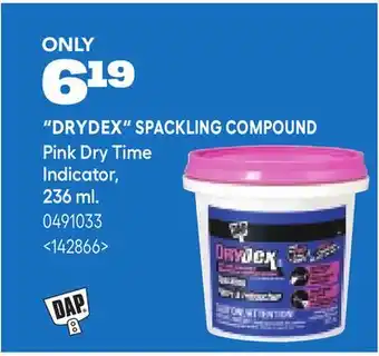 RONA DAP DRYDEX SPACKLING COMPOUND offer