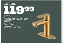 RONA KAMERON LAVATORY FAUCET offer