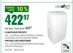 BMR CLIMATISEUR PORTATIF offer