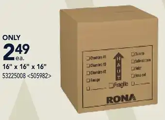 RONA 16 x 16 x 16 offer