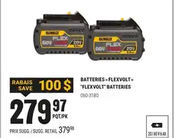 BMR BATTERIES  FLEXVOLT  offer