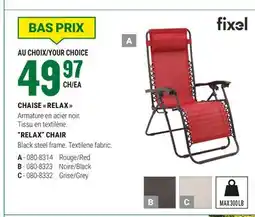 BMR CHAISE  RELAX  offer