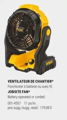 BMR VENTILATEUR DE CHANTIER offer