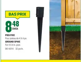 BMR PIEU FIXE offer
