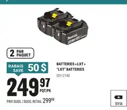 BMR BATTERIES  LXT  offer