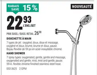 BMR DOUCHETTE À MAIN offer