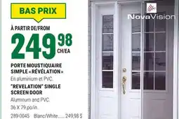 BMR PORTE MOUSTIQUAIRE SIMPLE  RÉVÉLATION  offer