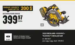 BMR SCIE CIRCULAIRE  FLEXVOLT  offer