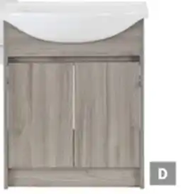 BMR Meuble-lavabo, Cybellia, 2 portes, blanc, 30 offer