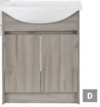 BMR Meuble-lavabo, Cybellia, 2 portes, blanc, 30 offer