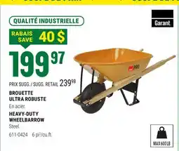 BMR BROUETTE ULTRA ROBUSTE offer