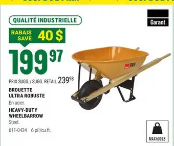 BMR BROUETTE ULTRA ROBUSTE offer