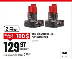 BMR ENS. DE BATTERIES  XC  offer