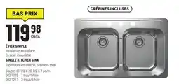 BMR ÉVIER SIMPLE offer