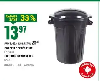 BMR POUBELLE EXTÉRIEURE offer