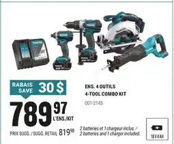 BMR ENS. 4 OUTILS offer