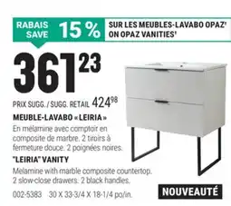 BMR MEUBLE-LAVABO  LEIRIA offer