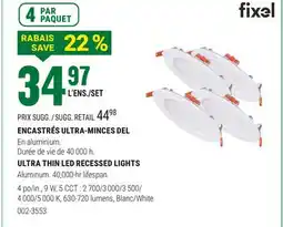 BMR ENCASTRÉS ULTRA-MINCES DEL offer