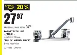 BMR ROBINET DE CUISINE  FALLON  offer