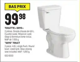 BMR TOILETTE  SOYO  offer