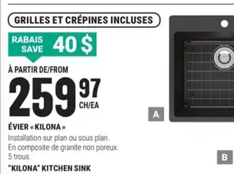 BMR KILONA KITCHEN SINK offer