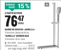 BMR BARRE DE DOUCHE  AURELLA  offer
