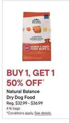 Petvalu Natural Balance Dry Dog Food offer