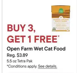 Petvalu Open Farm Wet Cat Food offer
