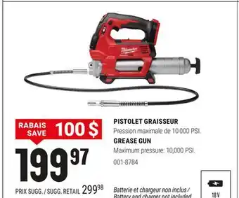 BMR PISTOLET GRAISSEUR offer