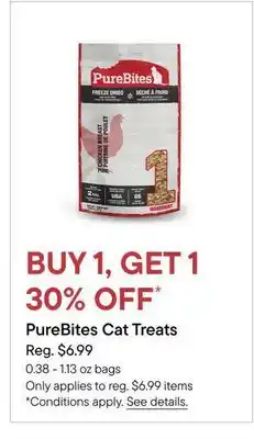 Petvalu PureBites Cat Treats offer