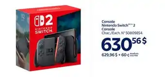 Walmart Nintendo Switch 2 Console offer