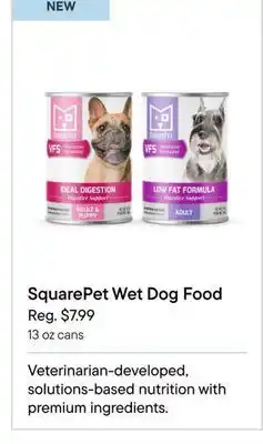 Petvalu SquarePet Wet Dog Food offer