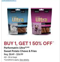 Petvalu Performatrin Ultra Sweet Potato Chews & Fries offer