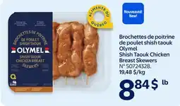 Walmart Olymel Shish Taouk Chicken Breast Skewers offer