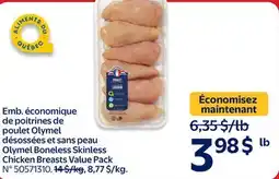 Walmart Olymel Boneless Skinless Chicken Breasts Value Pack offer