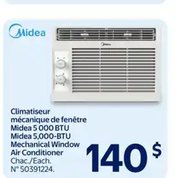 Walmart Midea 5,000-BTU Mechanical Window Air Conditioner offer
