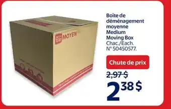 Walmart Medium Moving Box offer