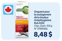 Walmart Antiphlogistine Rub A535 offer